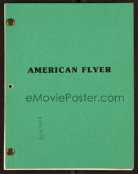 5r212 AMERICAN FLYERS final draft script March 12, 1984, screenplay by Steve Tesich!