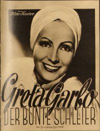 5r200 PAINTED VEIL German program '35 Greta Garbo, Herbert Marshall, George Brent, different!