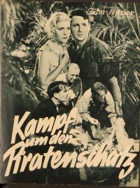 5r201 PIRATE TREASURE German program '35 Richard Talmadge in a heart-stopping action serial!
