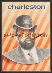 5s343 CHARLESTON Czech 11x16 '78 great different art of Bud Spencer by Karban!