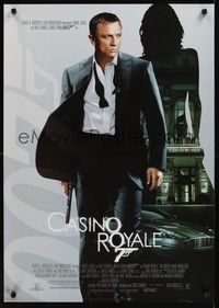 5s285 CASINO ROYALE DS German '06 cool image of Daniel Craig as James Bond, Eva Green!