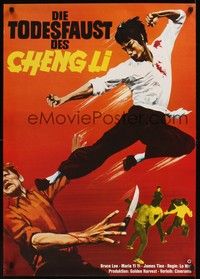 5s287 CHINESE CONNECTION German '73 Tang shan da xiong, art of kung fu master Bruce Lee!