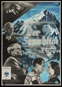 5s291 DER SONNBLICK RUFT German '52 Eberhard Frowein, Hortmann art of mountain!