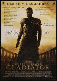 5s301 GLADIATOR German '00 Russell Crowe, directed by Ridley Scott!