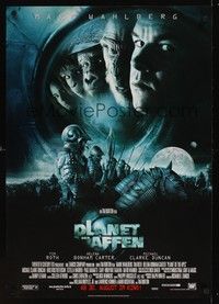 5s315 PLANET OF THE APES advance German '01 Tim Burton, Mark Wahlberg, huge ape army!