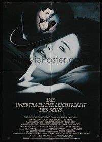 5s329 UNBEARABLE LIGHTNESS OF BEING German '88 Daniel Day-Lewis, Juliette Binoche, sexy Lena Olin!