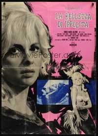5s037 SHE GOT WHAT SHE ASKED FOR Italian lrg pbusta '62 sexy blonde Gina Lollobrigida!