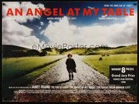 5t144 ANGEL AT MY TABLE British quad '90 Jane Campion, author Janet Frame, great image!