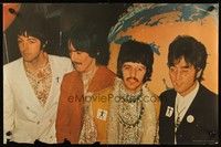 5t129 BEATLES English commercial poster '70 John, Paul, George & Ringo!