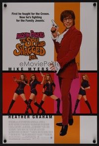 5t265 AUSTIN POWERS: THE SPY WHO SHAGGED ME mini poster '99 Mike Myers, sexy Heather Graham!