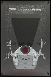 5t244 2001: A SPACE ODYSSEY signed art print R08 by artist Jay Ryan, Stanley Kubrick classic!