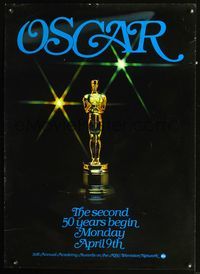 5t249 51ST ANNUAL ACADEMY AWARDS special poster '79 the second 50 years begin!