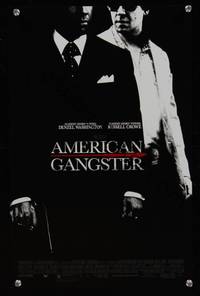 5t257 AMERICAN GANGSTER special poster '07 Denzel Washington, Russell Crowe, Ridley Scott directed!