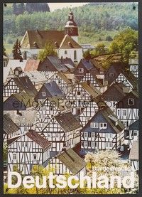5t070 BUNDESREUBLIK DEUTSCHLAND German travel '80s great image of the town of Freudenberg!