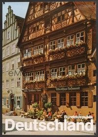 5t069 BUNDESREUBLIK DEUTSCHLAND German travel '80s great image of Dinkelsbuhl!