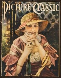 5v045 MOTION PICTURE CLASSIC magazine July 1917 artwork portrait of Grace Cunard by Leo Sielke!