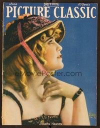 5v044 MOTION PICTURE CLASSIC magazine June 1917 art of Juanita Hansen by Leo Sielke!