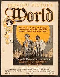 5v035 MOVING PICTURE WORLD exhibitor magazine January 7, 1922 art ad for Jungle Goddess serial!