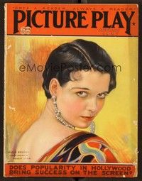 5v054 PICTURE PLAY magazine August 1927 wonderful art of Louise Brooks by Modest Stein!