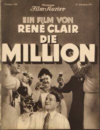 5v145 LE MILLION German program '31 directed by Rene Clair, many images of pretty Annabella!