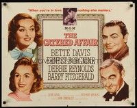 5w063 CATERED AFFAIR style A 1/2sh '56 Debbie Reynolds, Bette Davis, Ernest Borgnine, Fitzgerald!