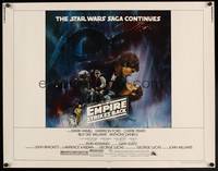 5w105 EMPIRE STRIKES BACK 1/2sh '80 George Lucas, GWTW style artwork by Roger Kastel!