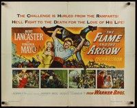 5w113 FLAME & THE ARROW 1/2sh '50 Burt Lancaster performing his own stunts, sexy Virginia Mayo!