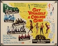 5w126 GET YOURSELF A COLLEGE GIRL 1/2sh '64 hip-est happiest rock & roll show, Dave Clark 5 & more!