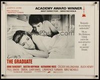 5w139 GRADUATE 1/2sh R72 classic image of Dustin Hoffman & Anne Bancroft in bed!