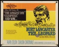 5w183 LEOPARD 1/2sh '63 Luchino Visconti's Il Gattopardo, cool art of Burt Lancaster!