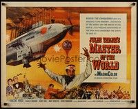 5w200 MASTER OF THE WORLD 1/2sh '61 Jules Verne, Vincent Price, art of enormous flying machine!