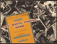 5w209 MOVIE POSTER SHOW 22x29 exhibit poster '85 Miami Film Festival, montage of classic posters!