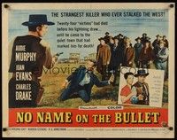 5w219 NO NAME ON THE BULLET 1/2sh '59 Audie Murphy, the strangest killer who ever stalked the West