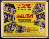 5w256 REVOLUTION 1/2sh '68 the weird rites of the hippies, wild images!
