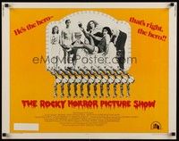 5w264 ROCKY HORROR PICTURE SHOW 1/2sh '75 wacky Tim Curry is the hero, Susan Sarandon!