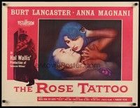 5w266 ROSE TATTOO 1/2sh '55 Burt Lancaster, Anna Magnani, written by Tennessee Williams!