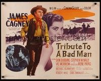 5w310 TRIBUTE TO A BAD MAN style B 1/2sh '56 cowboy James Cagney, pretty Irene Papas!