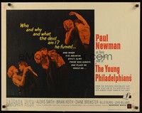5w340 YOUNG PHILADELPHIANS 1/2sh '59 rich lawyer Paul Newman defends friend from murder charges!