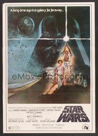 5w707 STAR WARS Japanese R1982 George Lucas classic sci-fi epic, great art by Tom Jung!