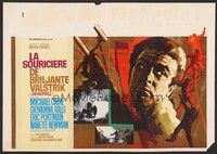 5x493 DEADFALL Belgian '68 really cool artwork of Michael Caine by Ray!