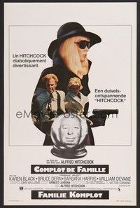 5x515 FAMILY PLOT Belgian '76 from the mind of devious Alfred Hitchcock, Karen Black, Bruce Dern!