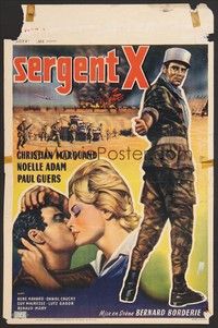 5x686 SERGENT X Belgian '60 cool art of soldier Christian Marquand, Noelle Adam!
