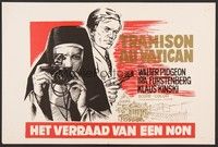 5x727 VATICAN AFFAIR Belgian '68 really cool art of Klaus Kinski & nun with camera!