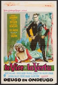 5x731 VICE & VIRTUE Belgian '62 Le Vice et la vertu, cool colorful artwork!