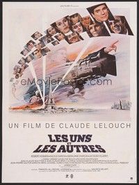 5x238 BOLERO French 15x21 '81 Claude Lelouch, Robert Hossein, cool images of cast!