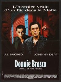 5x257 DONNIE BRASCO French 15x21 '97 Al Pacino is betrayed by undercover cop Johnny Depp!