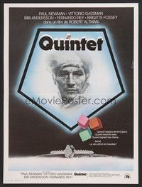 5x315 QUINTET French 15x21 '79 Paul Newman against the world, Robert Altman directed sci-fi!