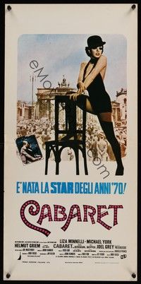 5x061 CABARET Italian locandina '72 Liza Minnelli sings & dances in Nazi Germany, Bob Fosse!