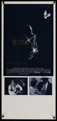 5x010 BIRD Swedish stolpe '88 directed by Clint Eastwood, biography of jazz legend Charlie Parker!