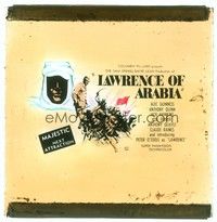 5y188 LAWRENCE OF ARABIA Aust glass slide '62 David Lean classic starring Peter O'Toole!